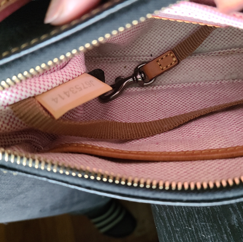 Dooney and Bourke Leather Mini Barrell Bag - Picture 3 of 9